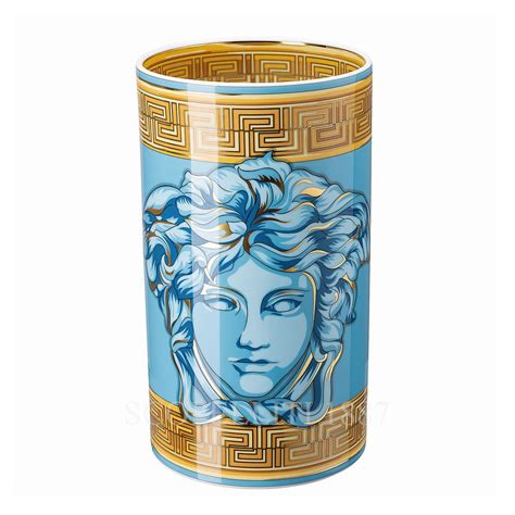 versace vase medusa blue|Versace logo medusa meaning.